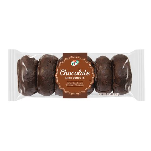 Order 7-Select Mini Chocolate Donut 6 Count food online from 7-Eleven store, Willis on bringmethat.com