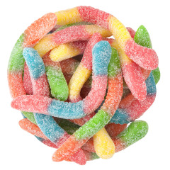 Order Sour Neon Gummy Worms food online from Sweets Empire store, El Cajon on bringmethat.com