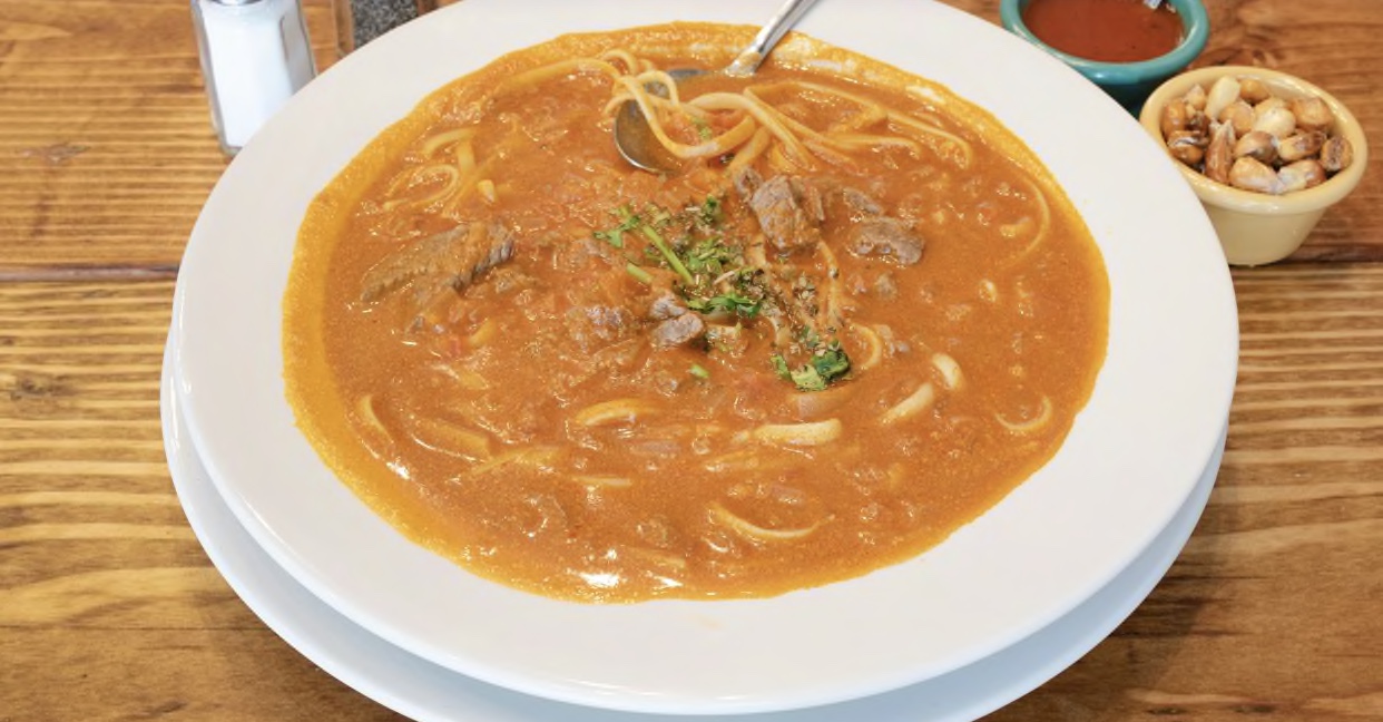 Order Sopa a la Minuta food online from Riko Peruvian Cuisine store, Queens on bringmethat.com