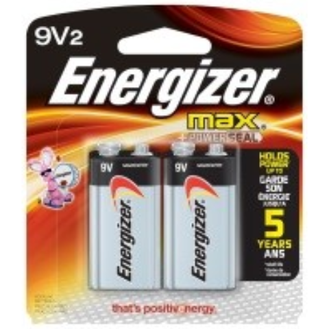 Order Energizer Max 9V 2 Pack food online from 7-Eleven store, Lynchburg on bringmethat.com