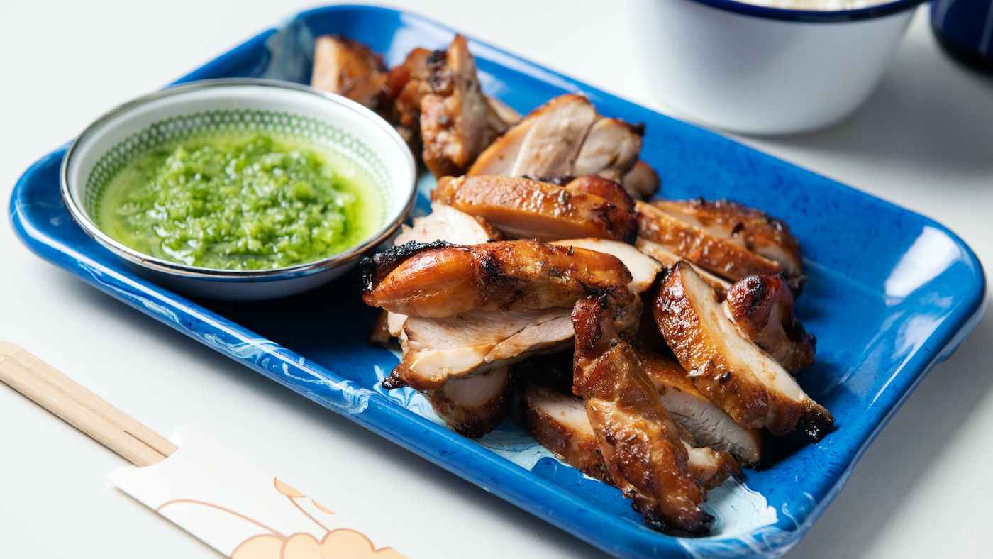 Order Entrée Soy Roasted Chicken food online from Milu store, New York on bringmethat.com