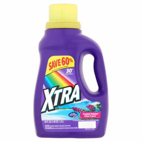 Order Xtra Detergent Tropical Passion 45oz food online from 7-Eleven store, Aurora on bringmethat.com