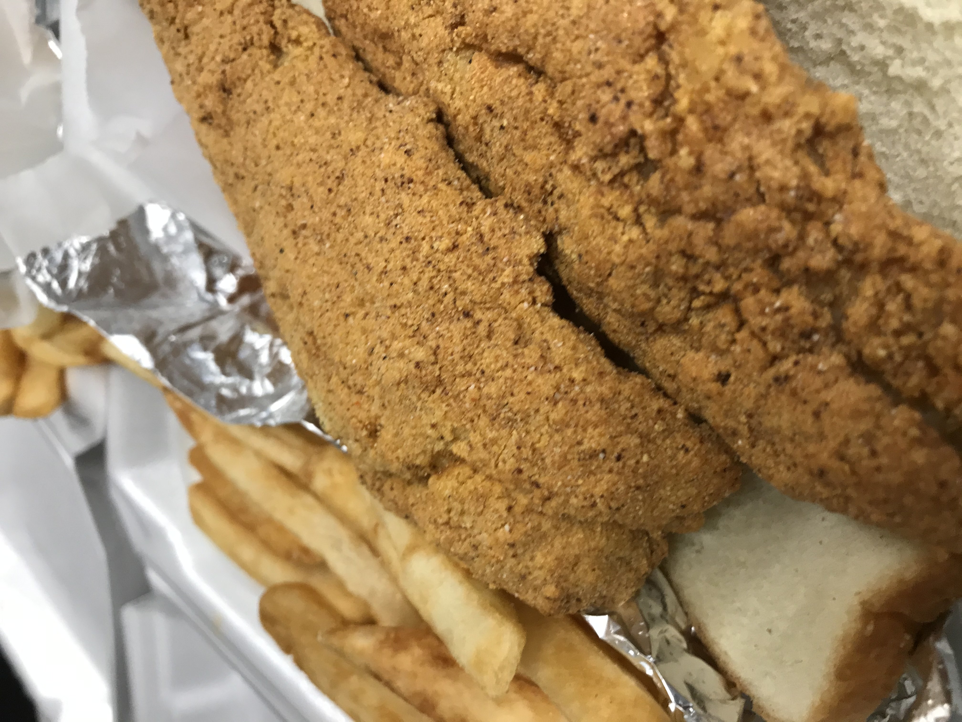 Order Junior's Famous Deep Fried Catfish COMBO food online from Junior Place store, Freeport on bringmethat.com