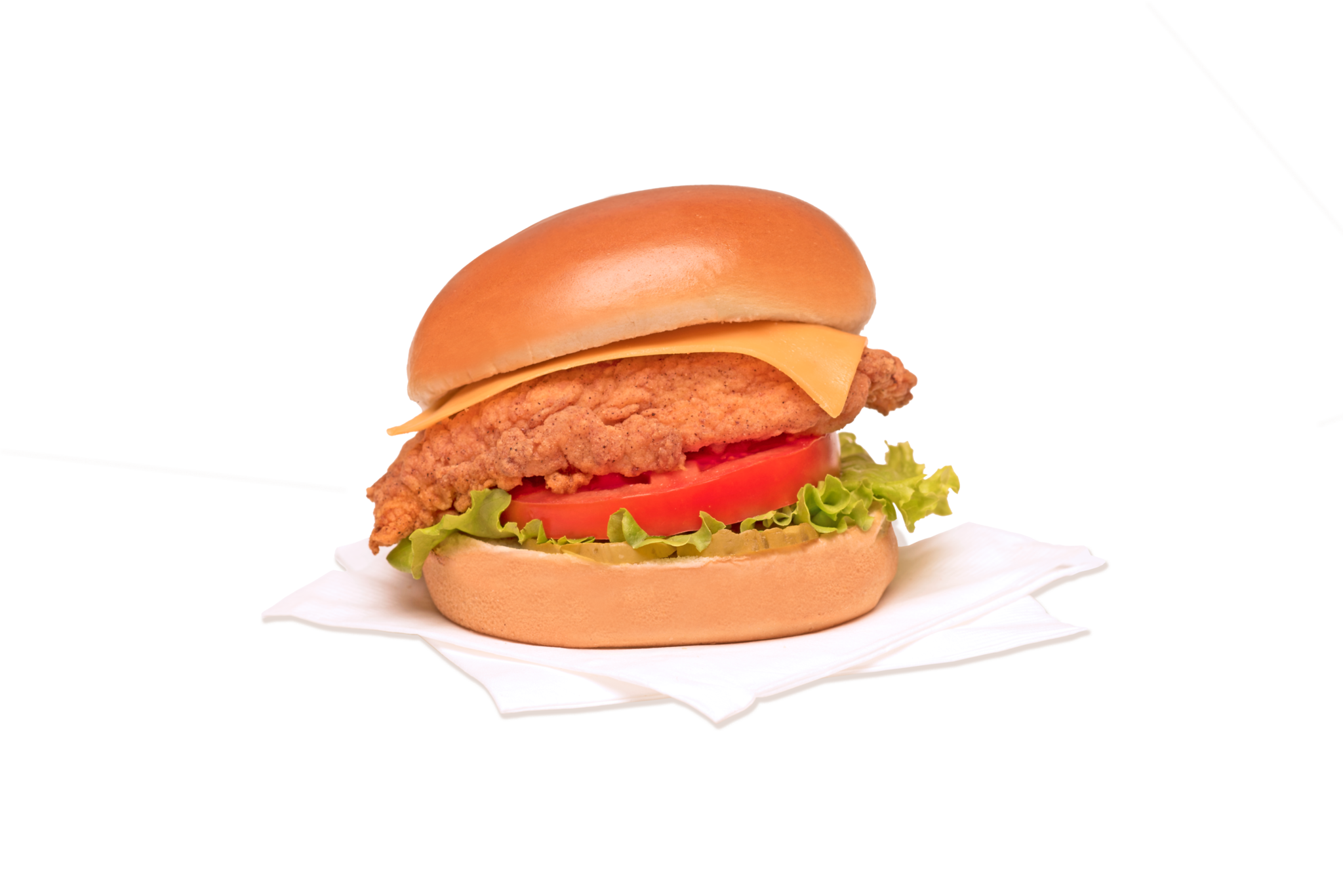 Order Deluxe Chik'n Sandwich - Meal food online from Just Chik'n store, Rochester on bringmethat.com