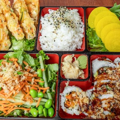 Vegetarian Bento box from Green's Grill & Sushi Bar