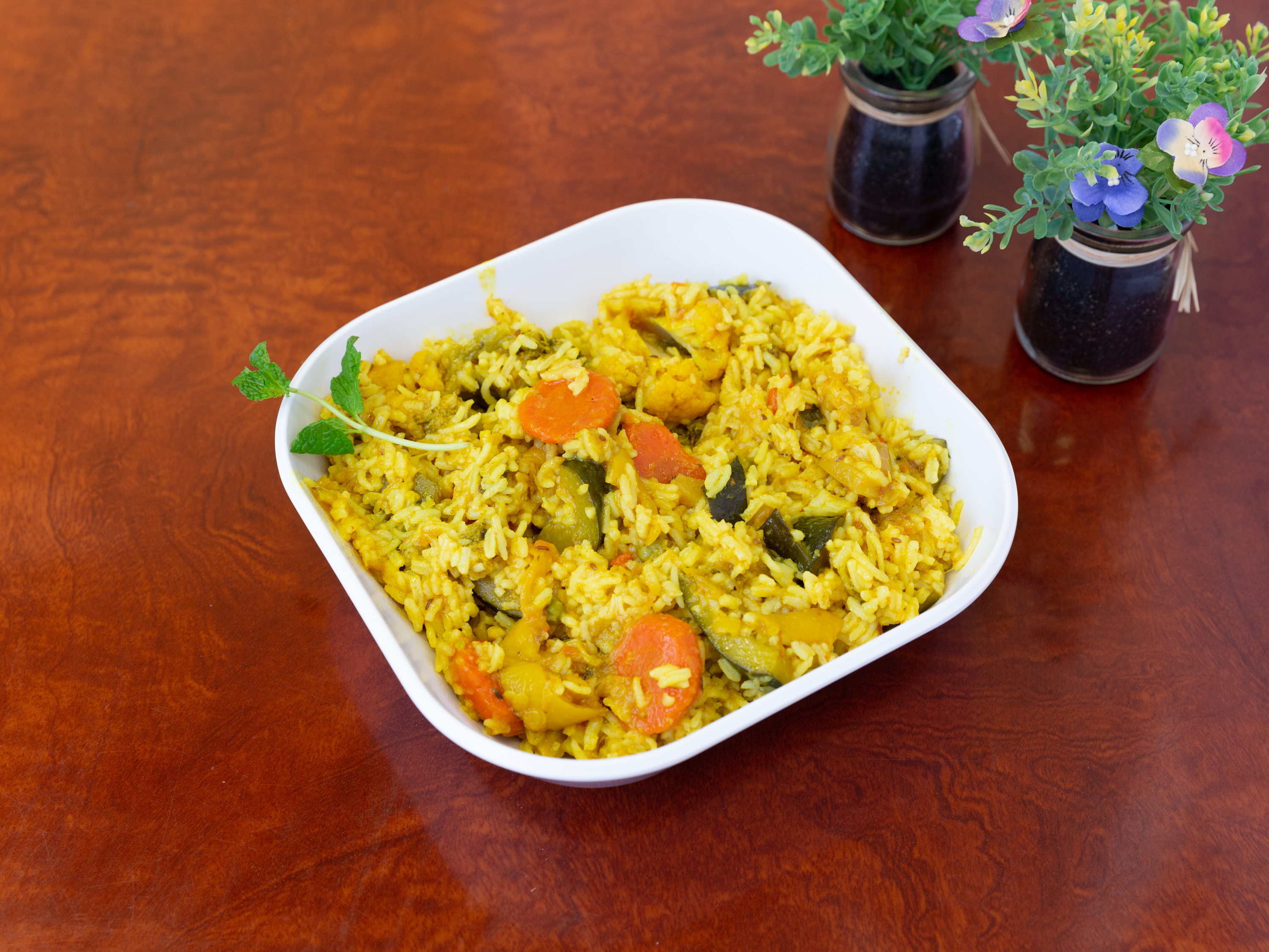 Order Veggie Biryani food online from Golden Indian Grill store, Los Angeles on bringmethat.com