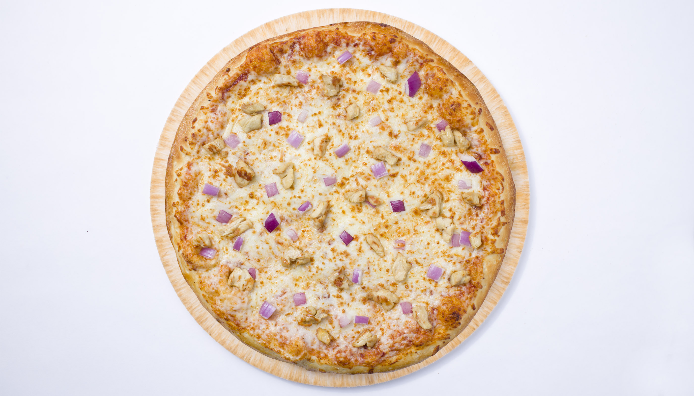 Order Large BBQ Ranch Chicken Pizza food online from John Incredible Pizza store, Buena Park on bringmethat.com