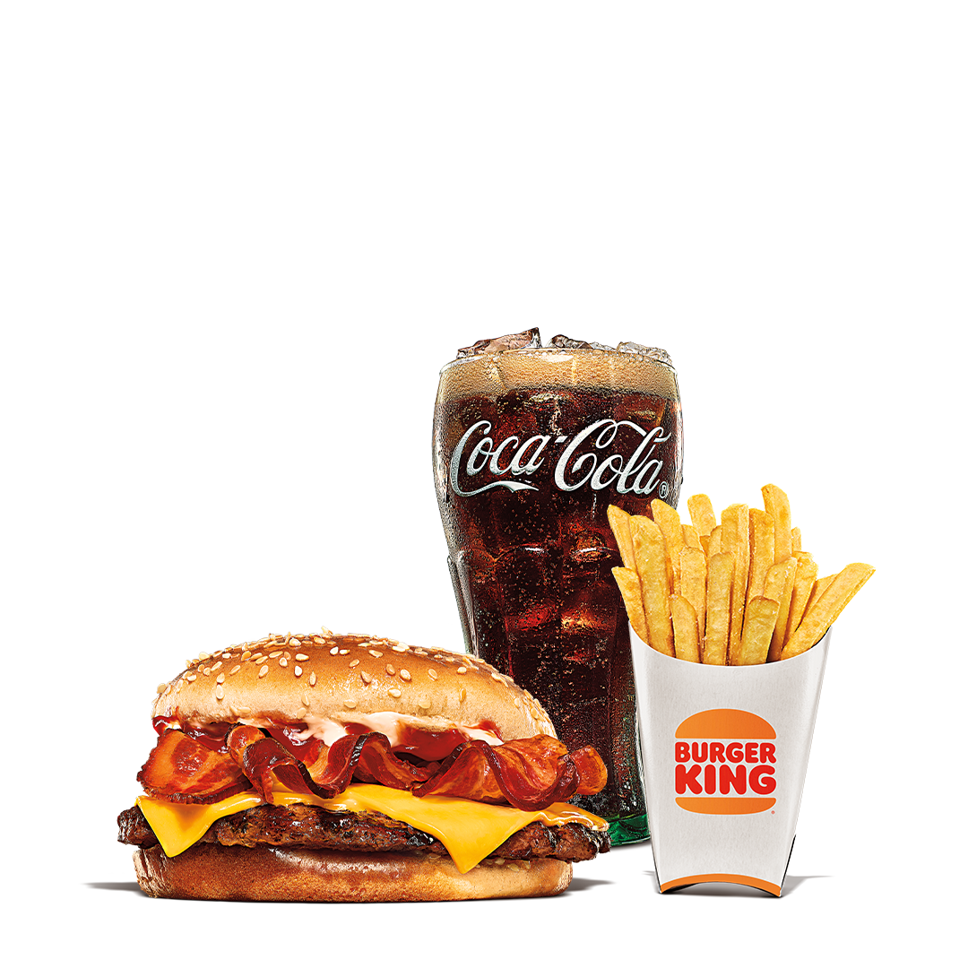 Order Single Bacon King Meal food online from Burger King store, Wooster on bringmethat.com