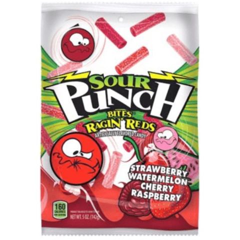 Order Sour Punch Bites Ragin Reds 5oz food online from 7-Eleven store, Natick on bringmethat.com