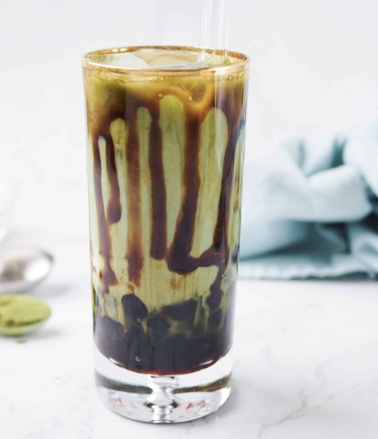 Matcha Brown Sugar Latte from Sushi Factory