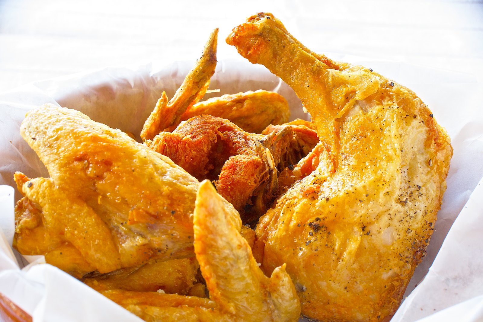 Order 1/4 Mama's Fried Chicken food online from La Cucaracha Mexican Restaurante store, Saint Paul on bringmethat.com