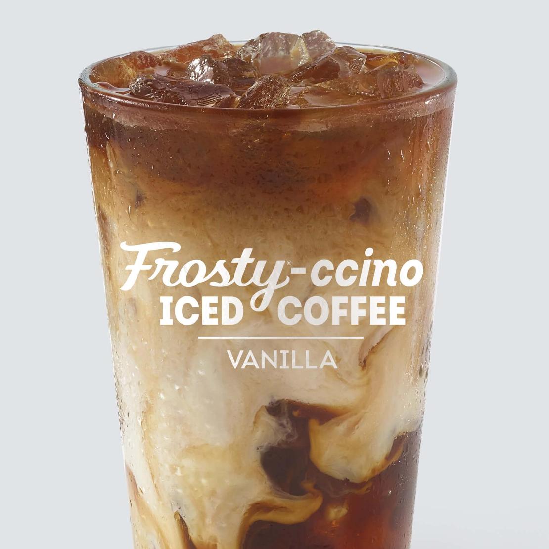 Order Vanilla Frosty-ccino® food online from Wendy store, Los Banos on bringmethat.com