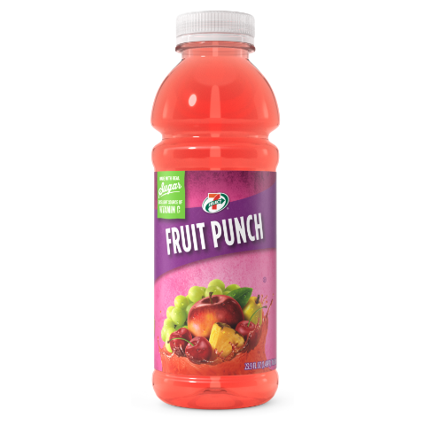 Order 7-Select Fruit Punch Juice 23.9oz food online from 7-Eleven store, Aurora on bringmethat.com