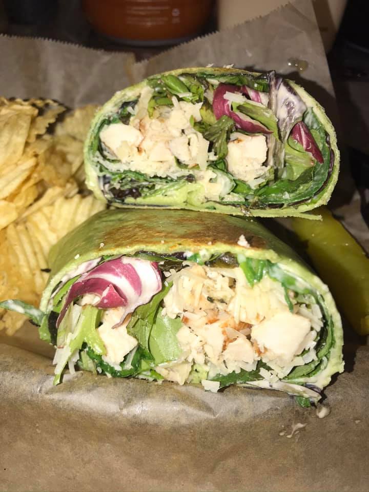 Order Chicken Caesar Wrap food online from Bella's Cafe & Catering store, New Bern on bringmethat.com
