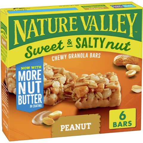 Order Nature Valley Sweet & Salty Nut Granola Bars Peanut 6 Count food online from 7-Eleven store, Aurora on bringmethat.com