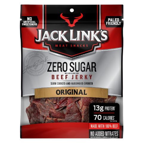Order Jack Links Zero Sugar Jerky 2.6oz food online from 7-Eleven store, Arlington on bringmethat.com