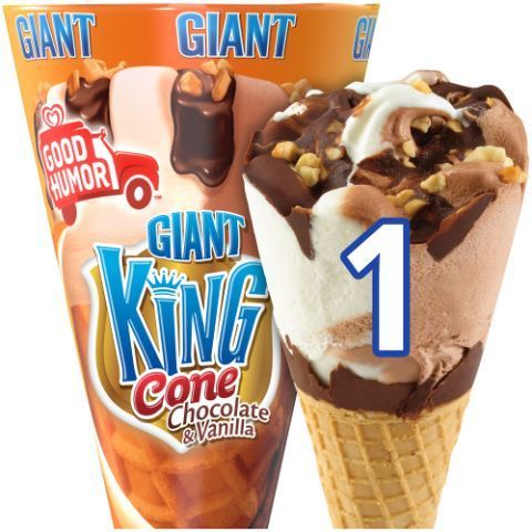 Order Good Humor Giant King Cone food online from 7-Eleven store, Bellflower on bringmethat.com