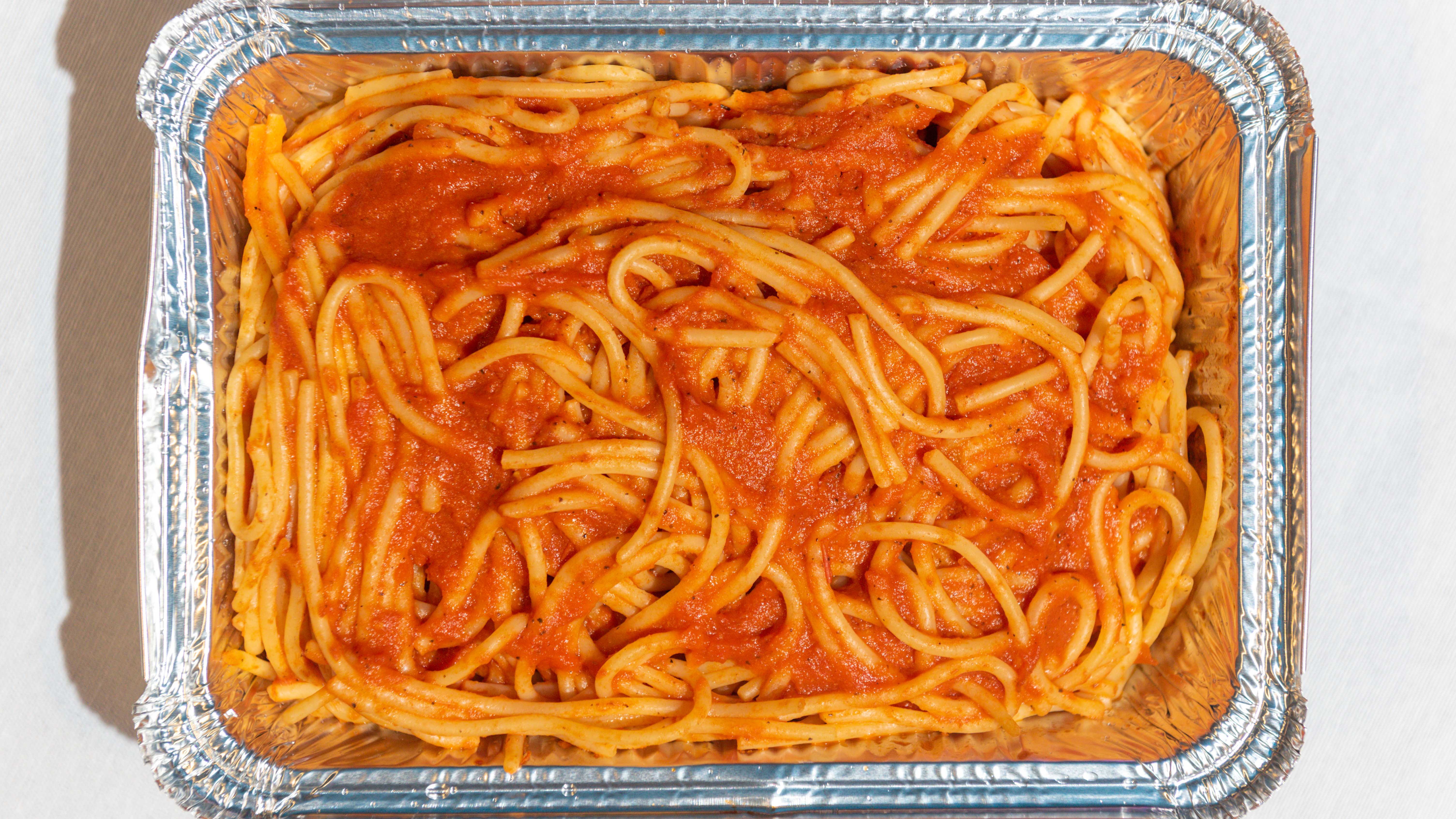 Order Spaghetti with Marinara Sauce food online from John Incredible Pizza store, Buena Park on bringmethat.com