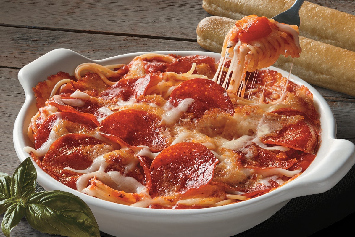 Order Pizza Baked Spaghetti food online from Fazoli store, Atlanta on bringmethat.com