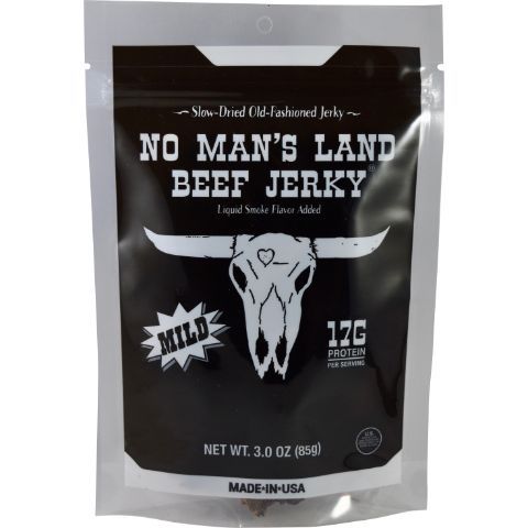 Order No Man's Land Mild Beef Jerky 3oz food online from 7-Eleven store, Wakefield on bringmethat.com