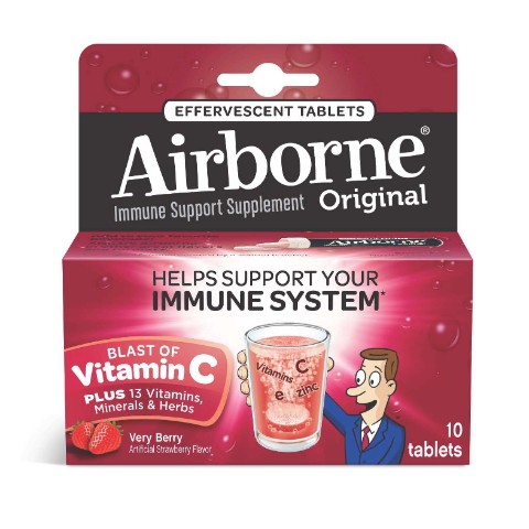 Order Airborne Effervescent Tabs Berry 10 Count food online from 7-Eleven store, Wakefield on bringmethat.com