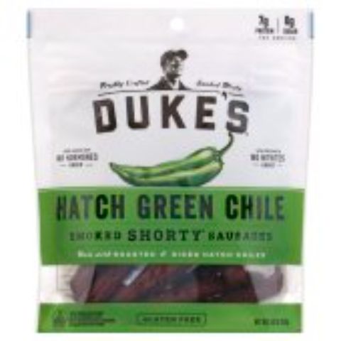 Order Duke's Hatch Green Chile Smoked Shorty Sausages 5oz food online from 7-Eleven store, Aurora on bringmethat.com