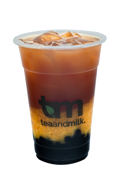 Order Mango Matcha Tea Latte food online from Tea and Milk store, New York on bringmethat.com
