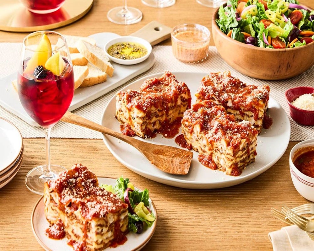 Order Family Bundle Lasagne food online from Carrabba's Italian Grill store, Murrells Inlet on bringmethat.com