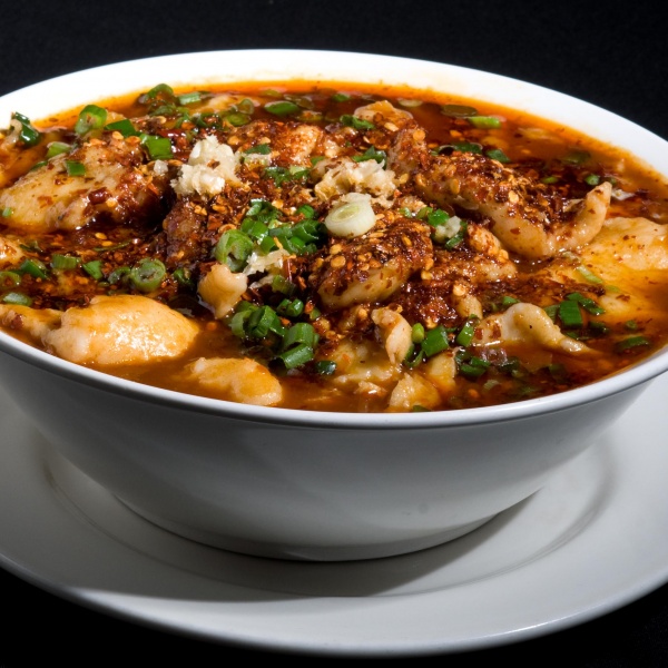 Order F3. Braised Sliced Fish with Chili Sauce food online from Shu Han Ju Chinese Restaurant store, New York on bringmethat.com