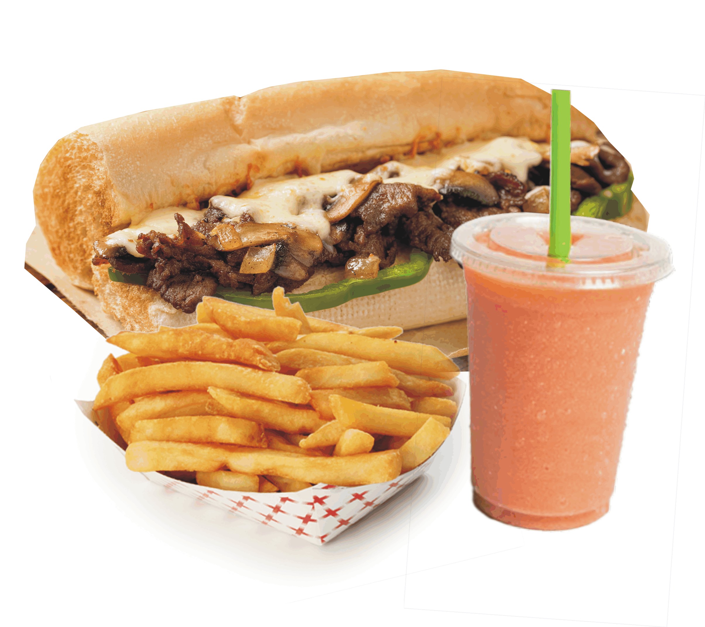 Order Philly Cheese Steak food online from Atlantic Fish N Chips store, New York on bringmethat.com