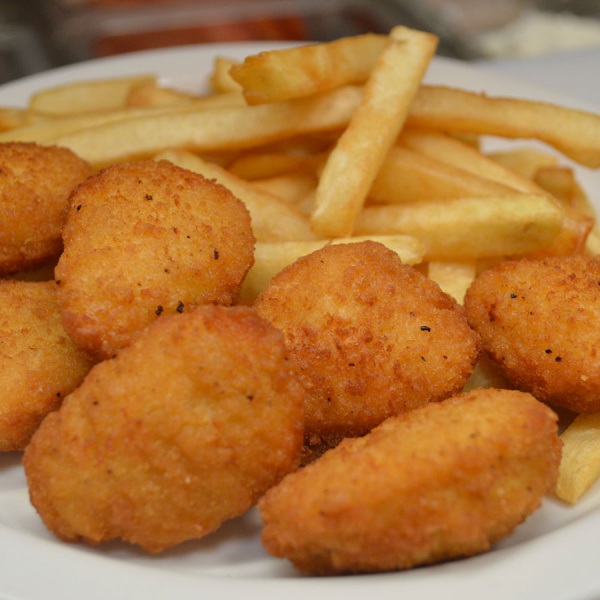 Order Jr Chicken Nuggets with Fries  food online from World Cafe store, Orlando on bringmethat.com