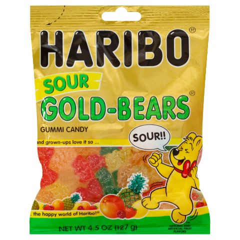 Order Haribo Sour Gold Bears 4.5oz food online from 7-Eleven store, Wakefield on bringmethat.com