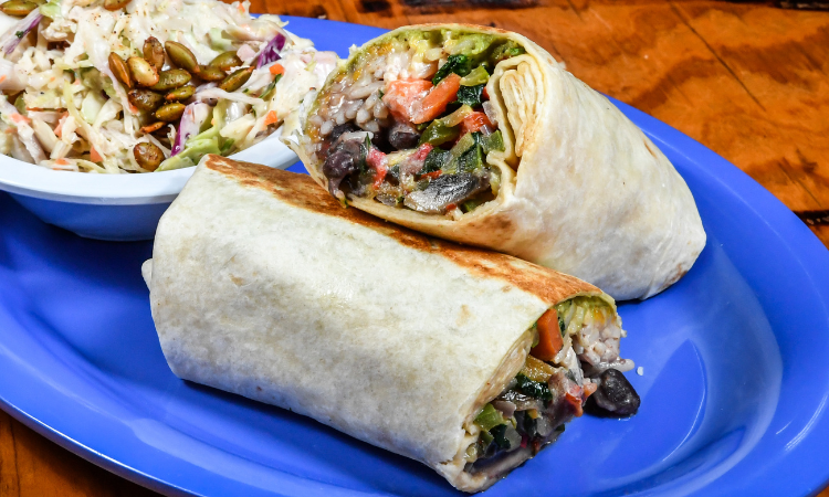 Burrito Verde from Cabo Fish Taco Baja Seagrill