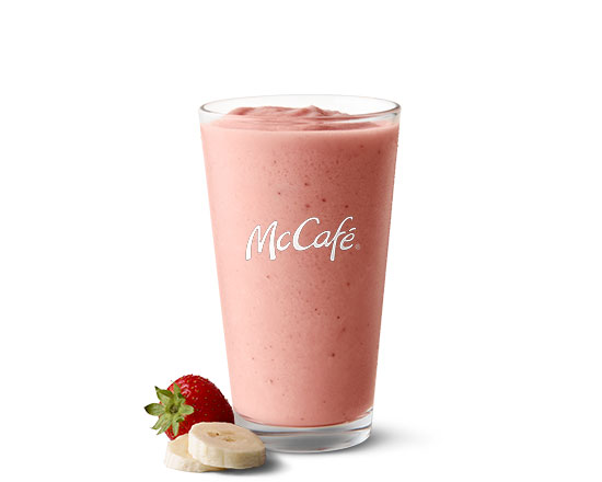 Order Strawberry Banana Smoothie food online from McDonald's store, Anchorage on bringmethat.com