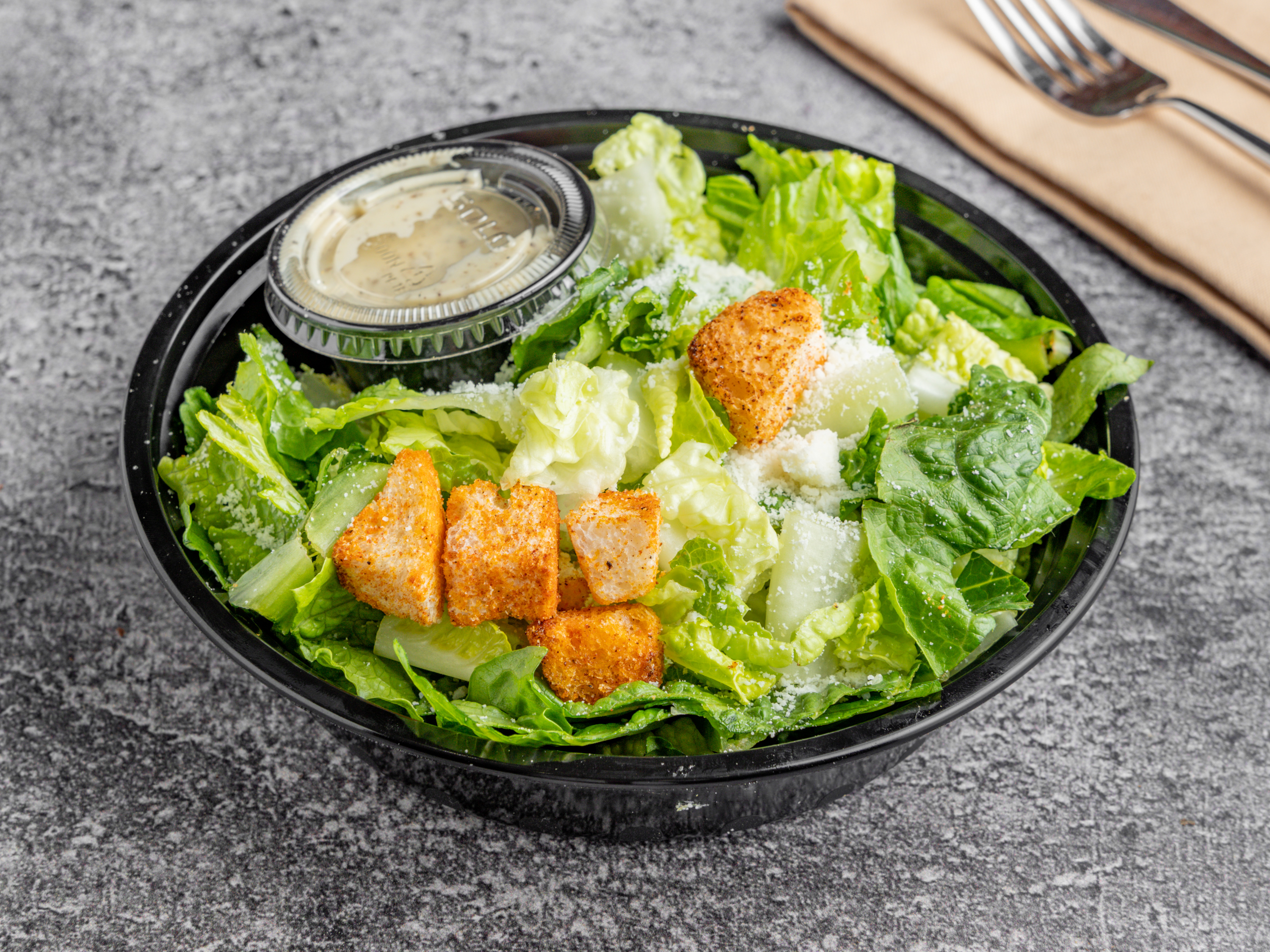 Order Traditional Caesar Salad food online from 3 Brothers of RVC store, Rockville Centre on bringmethat.com