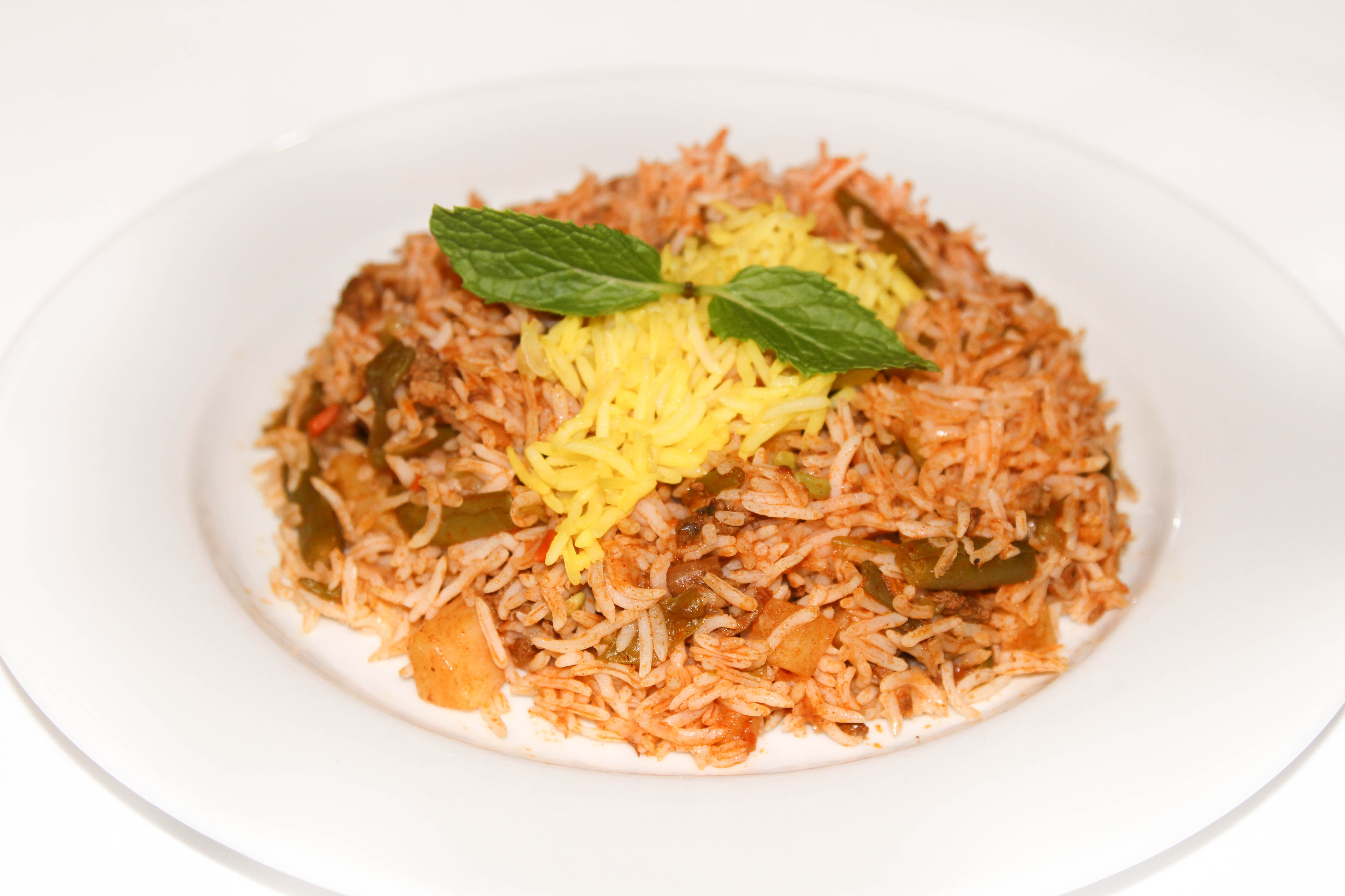 Order Lubia Polo food online from Shaherzad Restaurant store, Los Angeles on bringmethat.com