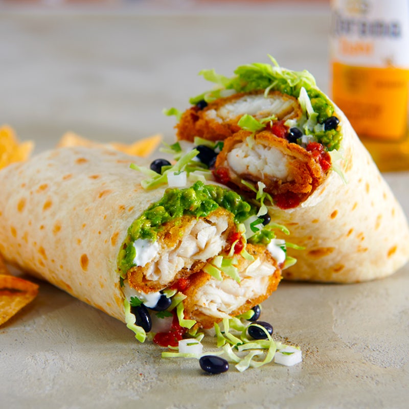 Order Signature Beer-Battered Fish Burrito food online from Rubio's store, Chandler on bringmethat.com