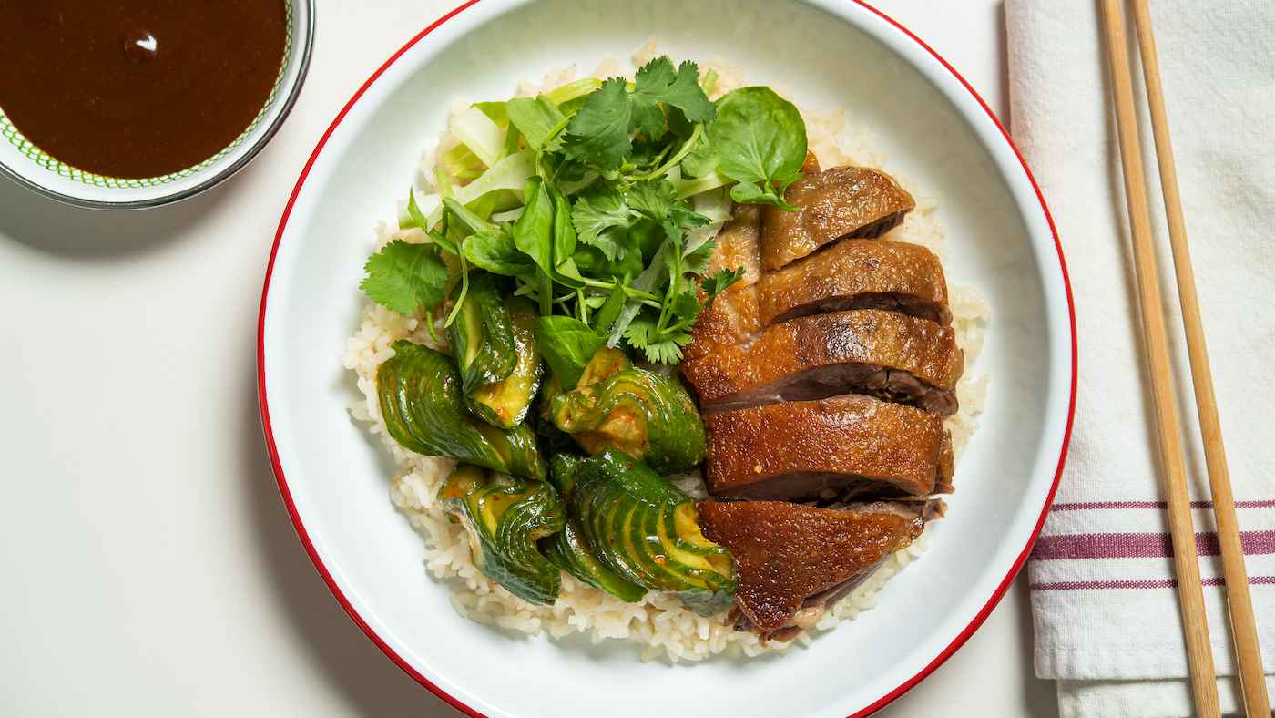 Order Mandarin Duck Bowl food online from Milu store, New York on bringmethat.com
