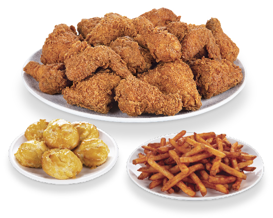 Order Chicken & Tenders Family Meal food online from Krispy Krunchy Chicken store, Fullerton on bringmethat.com