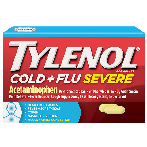 Order Tylenol Cold & Flu Severe Cap 24 Count food online from 7-Eleven store, Wakefield on bringmethat.com