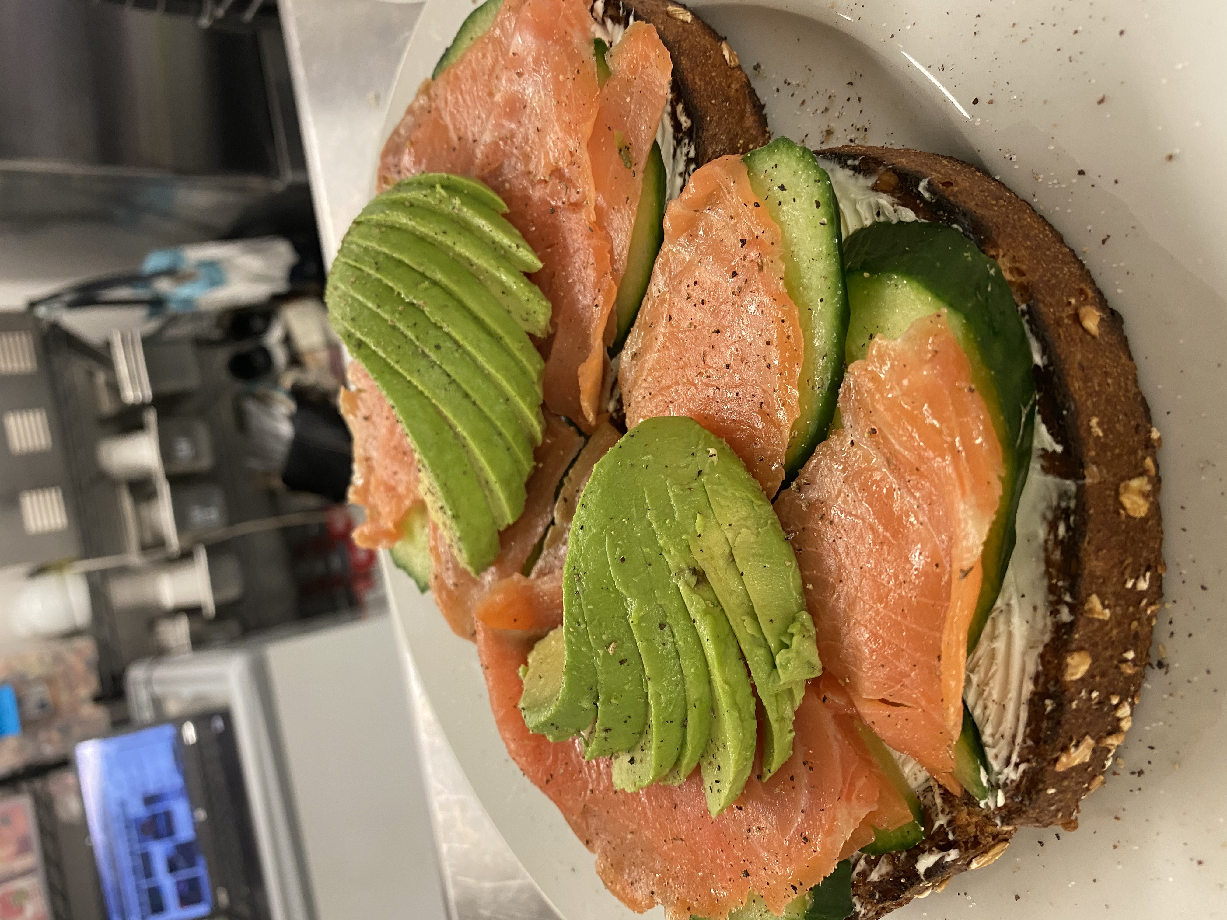 Order Lox Avocado Toast food online from Deja Brew store, Boston on bringmethat.com