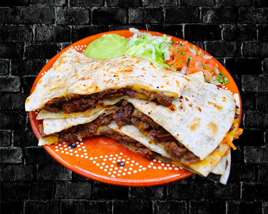 Order Steak Quesadilla food online from Rivas Mexican Grill#4 store, Henderson on bringmethat.com