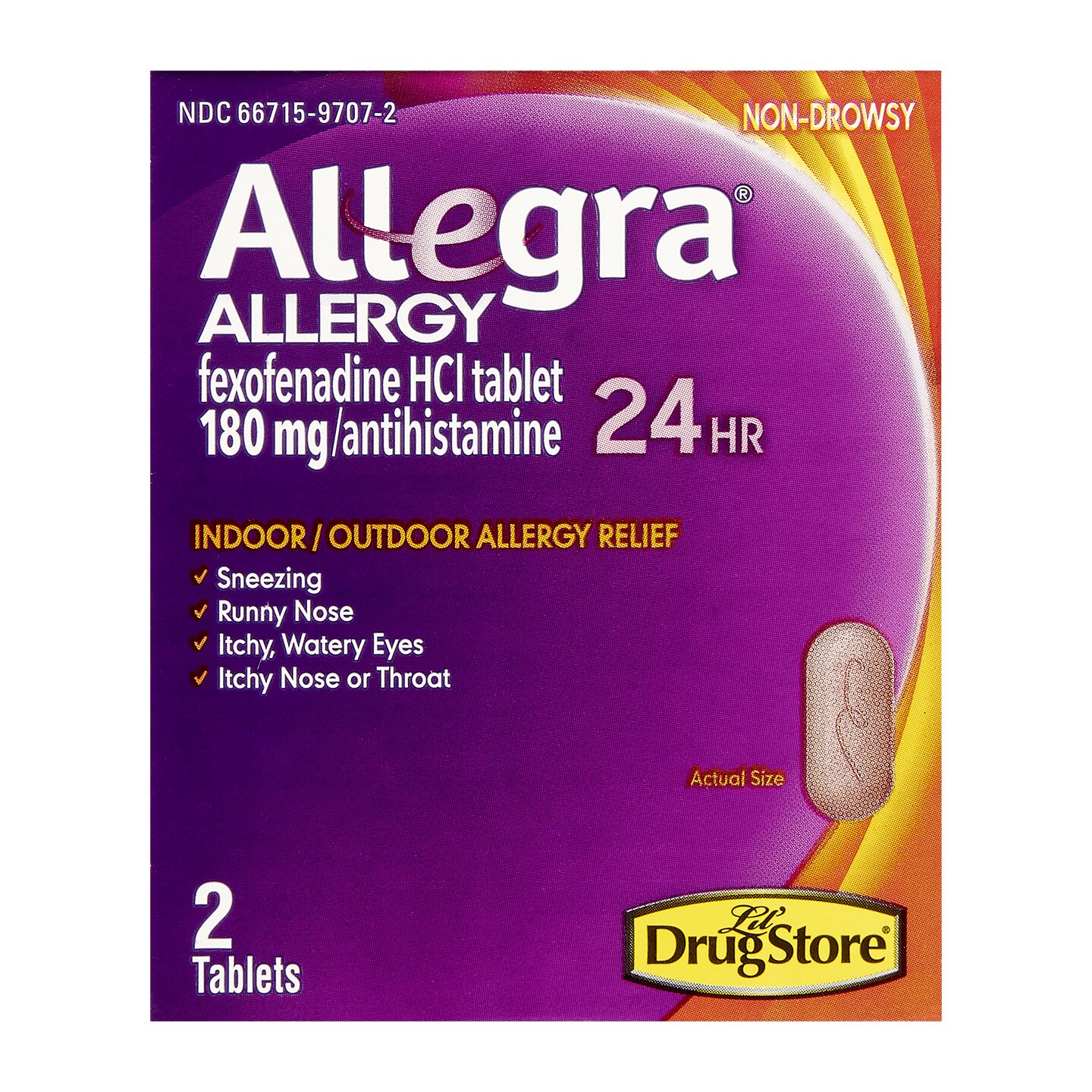 Order Allegra Allergy 24 Hour 2ct food online from Sheetz store, Goldsboro on bringmethat.com