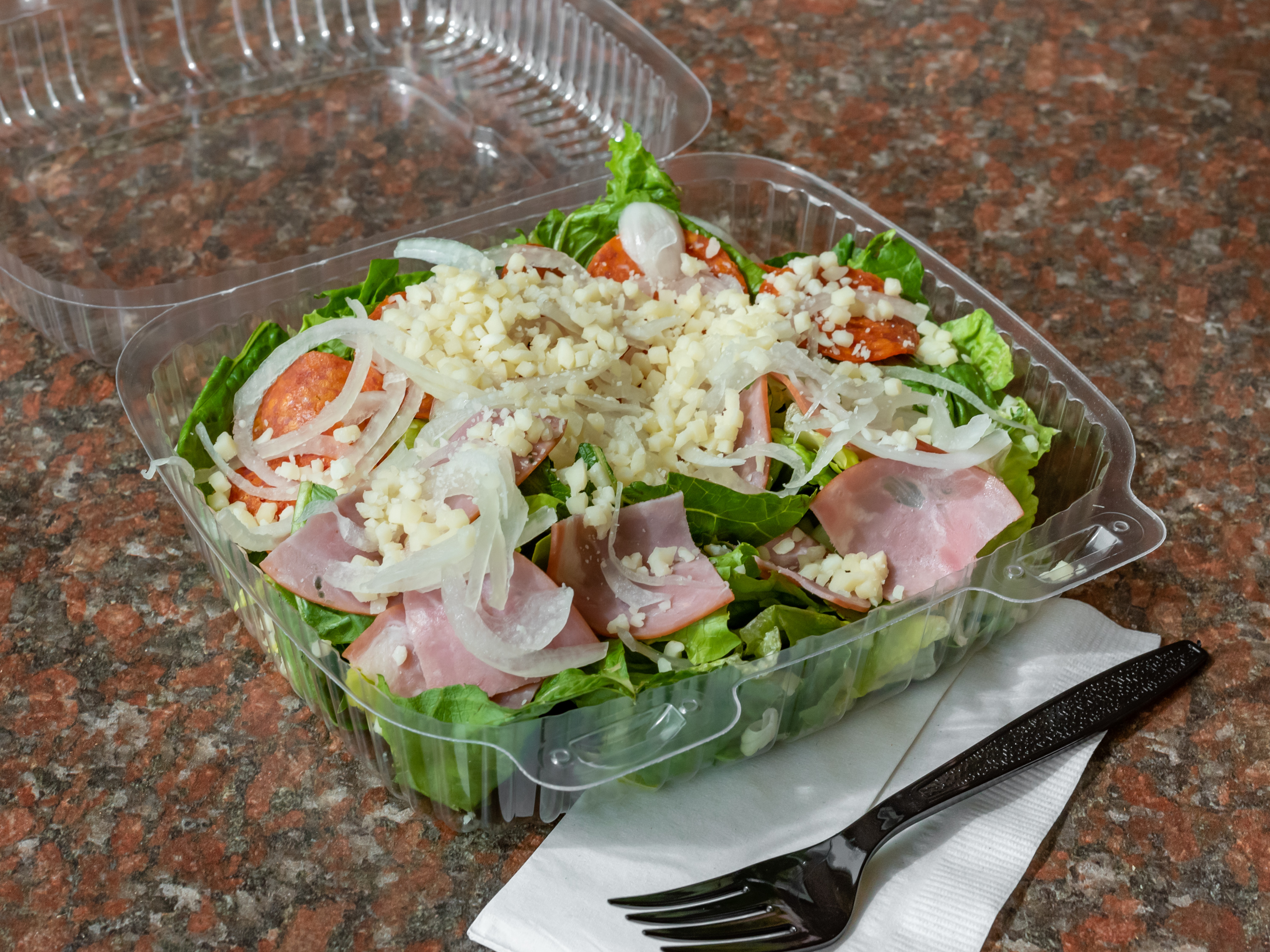Order Chef Salad food online from Abo's Pizza store, Denver on bringmethat.com