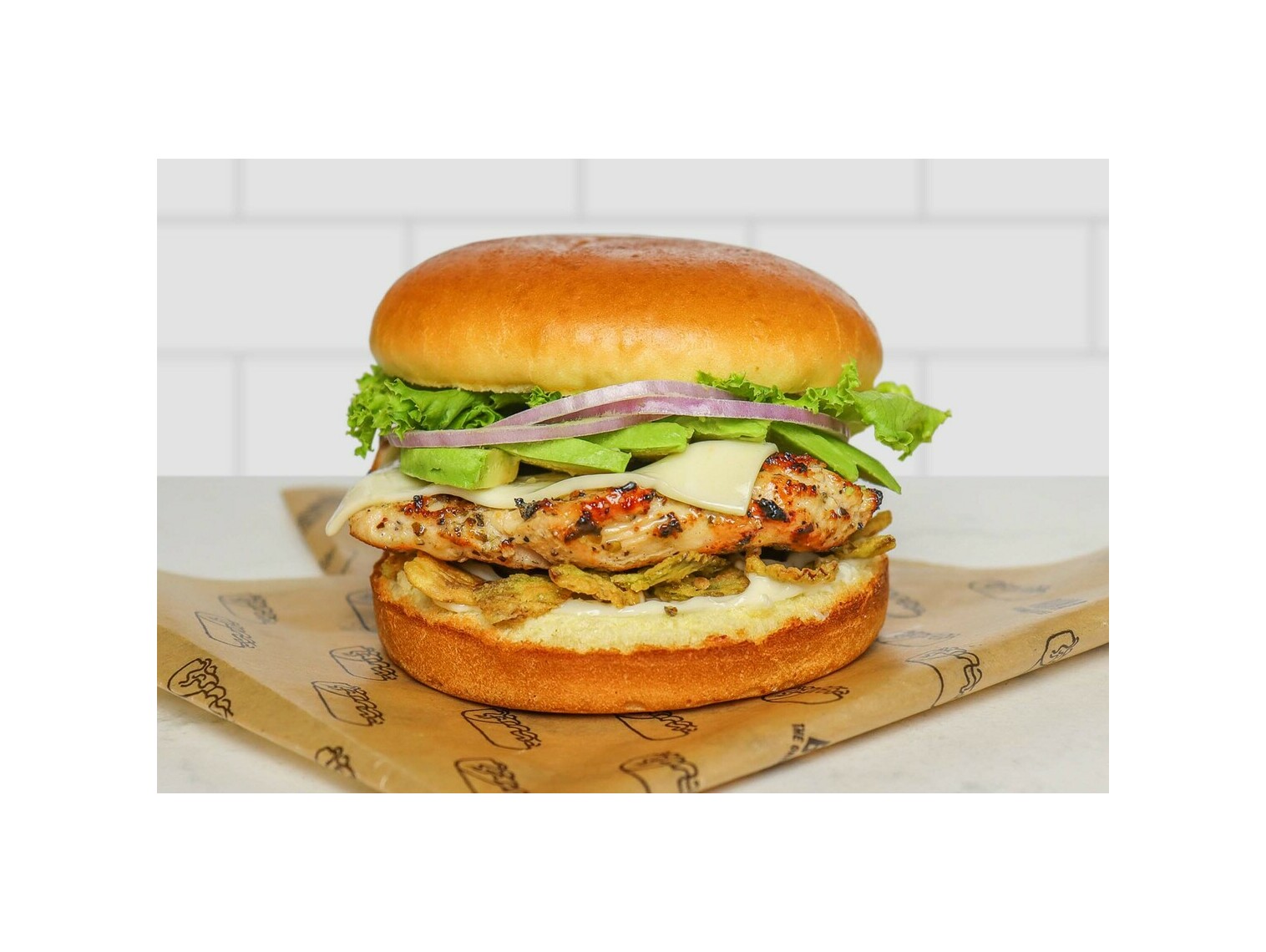 Order Char-Grilled Chicken Avocado Jack Sandwich food online from Buona Beef store, Bolingbrook on bringmethat.com