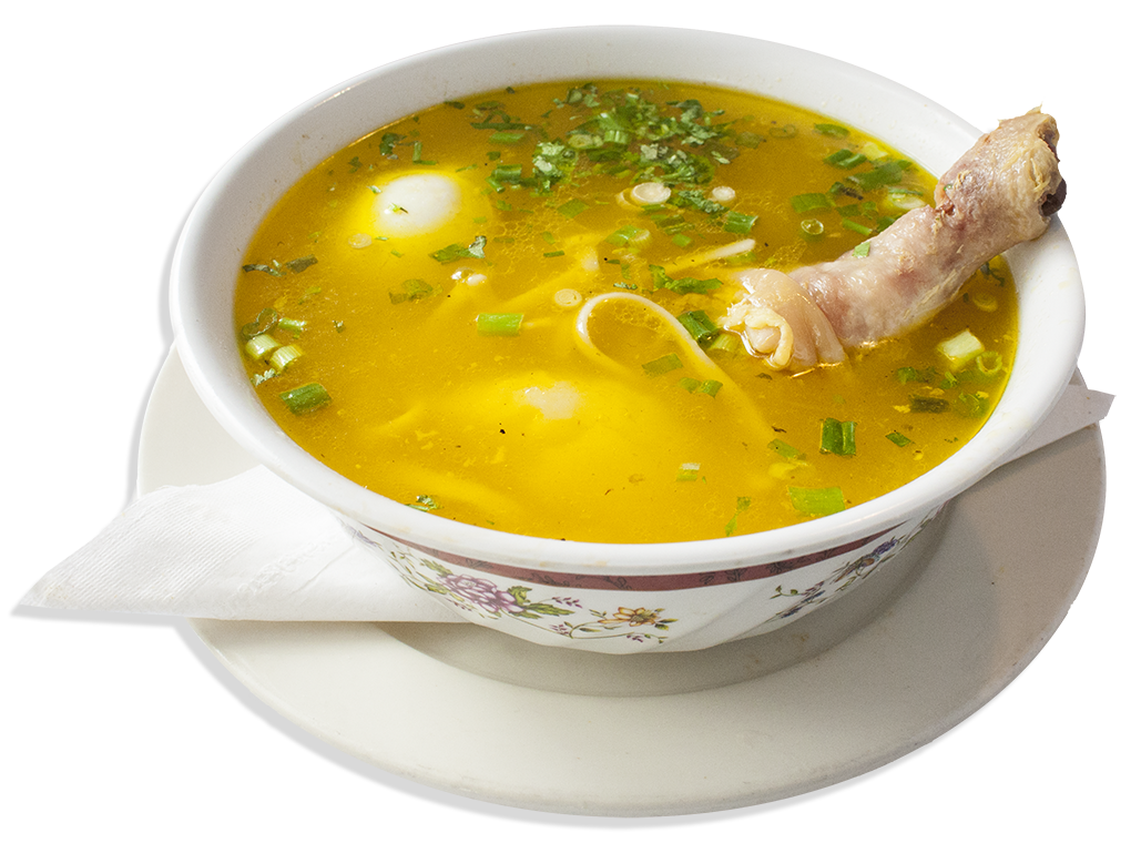 Order Caldo de Gallina food online from Riko Peruvian Cuisine store, Queens on bringmethat.com