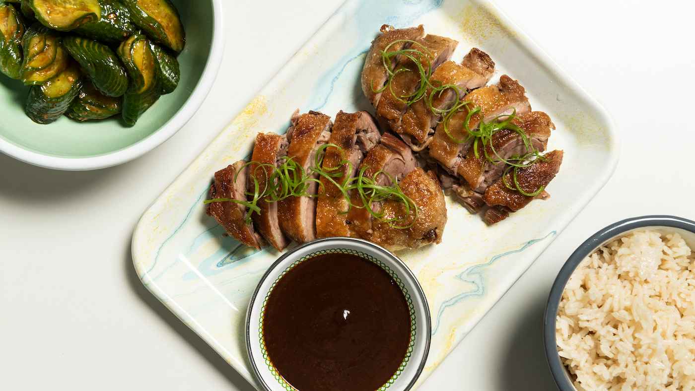 Order Entrée Mandarin Duck food online from Milu store, New York on bringmethat.com