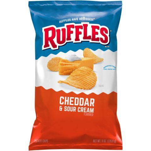 Order Ruffles Cheddar & Sour Cream 8oz food online from 7-Eleven store, Lynchburg on bringmethat.com