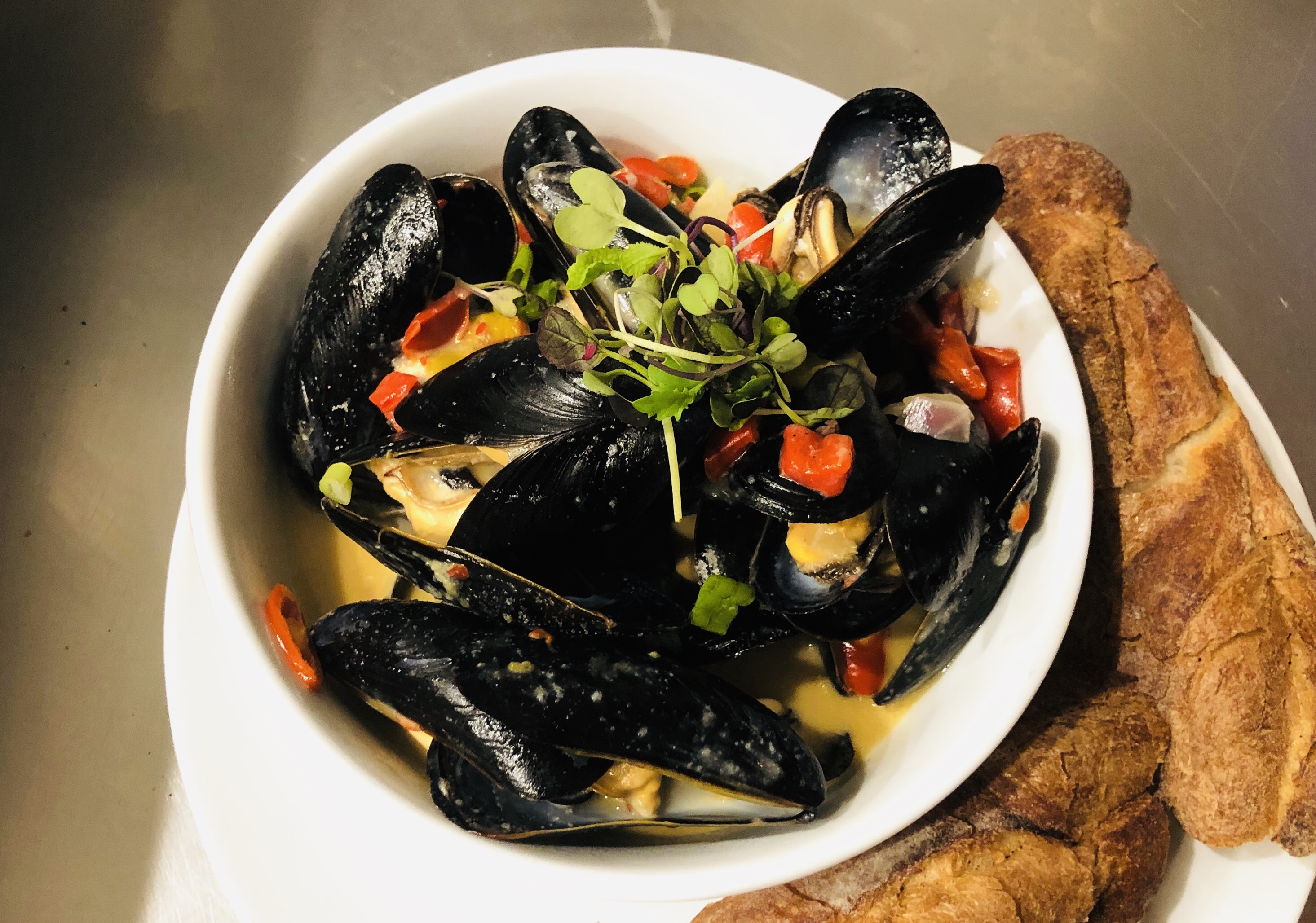 Order Spicy Mussels food online from North Fork store, New York on bringmethat.com