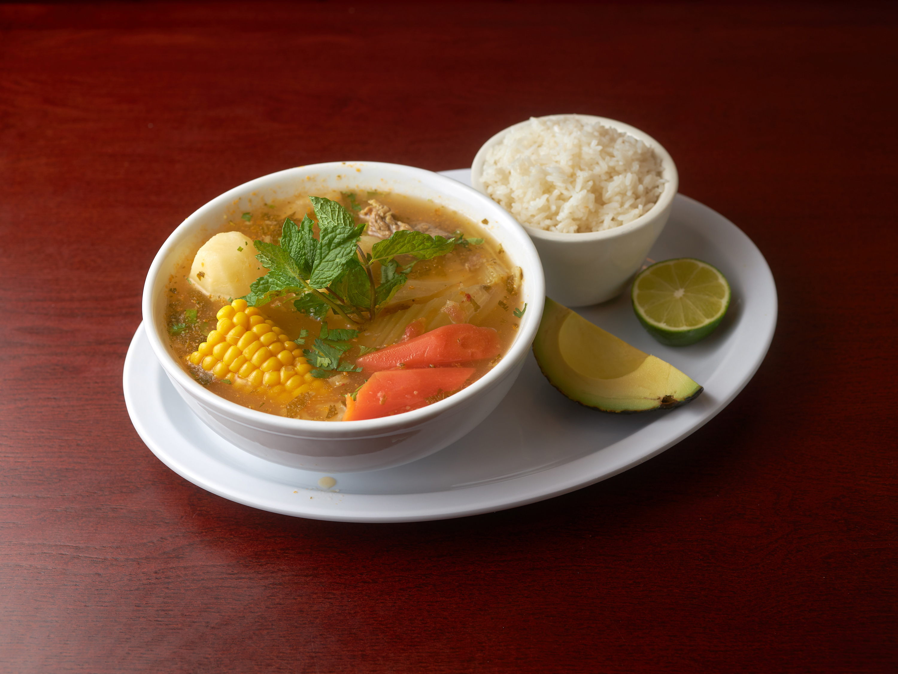 Order Caldo de Res food online from Don Miguel Restaurant store, Jamaica on bringmethat.com
